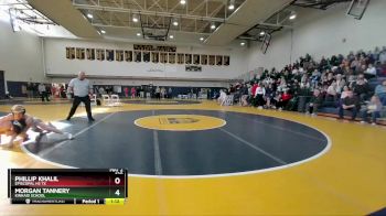 120 lbs Semifinal - Phillip Khalil, Episcopal Hs Tx vs Morgan Tannery, Kinkaid School