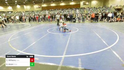 46 lbs Consolation - Carson Williams, Punisher Wrestling vs Kiah Alcon, Stout Wrestling Academy