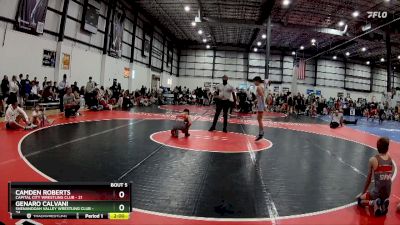 85 lbs Round 2 (6 Team) - Camden Roberts, CAPITAL CITY WRESTLING CLUB vs Genaro Calvani, SHENANDOAH VALLEY WRESTLING CLUB