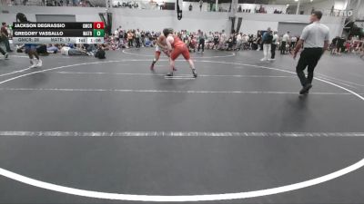 165 lbs Semis & 1st Wrestleback (8 Team) - Gregory Vassallo, Mat Assassins Red vs Jackson Degrassio, Grit Mat Club Red