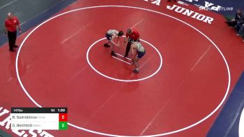 147 lbs Final - Bekhruz Sadriddinov, Council Rock South vs Dillon Bechtold, Owen J Roberts