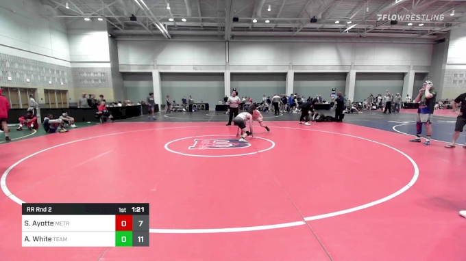 138 lbs Rr Rnd 2 - Sawyer Ayotte, MetroWest United Red vs Aiden White ...