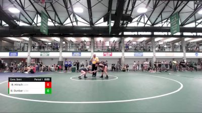 123-131 lbs Cons. Semi - Bree Hirsch, Toss Em Up Wrestling Academy vs Gretchyn Dunbar, Sycamore Wrestling Club