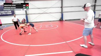85 lbs Rr Rnd 2 - Sebastian Shine, All-American Wrestling Club MS vs Greyson Brown, Team Shutt Dethrone