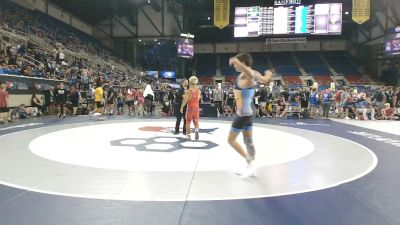 132 lbs Cons. Rd Of 64 - Brock Nice, Maine vs Russell Douglas, Montana