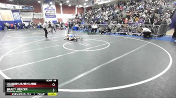132 lbs Champ. Round 1 - Brady Mercer, Fountain Valley vs Joaquin Almendariz, Arroyo