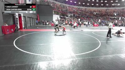 75 lbs Semifinal - Cruz Lowney, Aviators Wrestling vs Zion Carter-King, Brown Deer Jr Falcons Wrestling Club