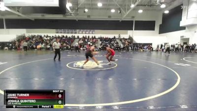 120 lbs Champ. Round 1 - Joshua Quintero, Los Alamitos vs Jahki Turner, Etiwanda