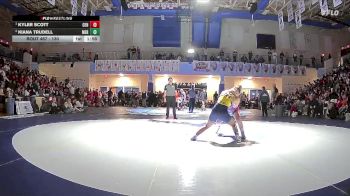 130 lbs 1st Place Match - Kyler Scott, Century High School vs Kiana Trudell, Meridian