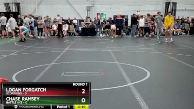 98 lbs Round 1 (8 Team) - Logan Forgatch, Scorpions vs Chase Ramsey, Battle Axe