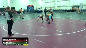 120 lbs Round 4 (6 Team) - Lajuan Ingraham, Florida Pitbulls vs Dylan LaBelle, Team Michigan Blue - DEV