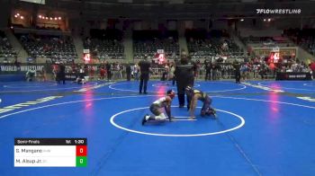 70 lbs Semifinal - Gavin Mangano, Vhw vs Montoyia Alsup Jr., St. Louis Warrior
