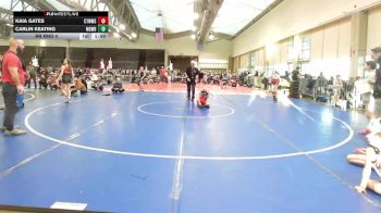 50 lbs Rr Rnd 4 - Kaia Gates, CT Whale Orca vs Carlin Keating, MGW Surf Savages