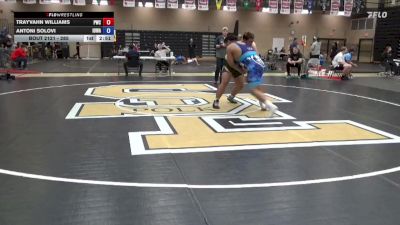 285 lbs Champ. Round 1 - Trayvahn Williams, Premier Wrestling Center vs Antoni Solovi, Iowa
