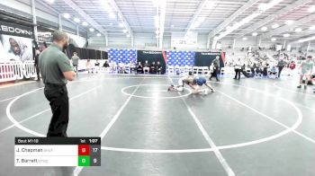 152 lbs Quarterfinal - Jordan Chapman, Team Shutt Matty S vs Tyler Barrett, Shore Thing Wave