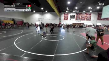 63-67 lbs Quarterfinal - Jacob Aguilar, TOTAL KAOS vs Moussa Kone, Independant