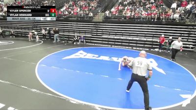 5A 126 lbs Semifinal - Kyler Spencer, Spanish Fork vs Rylan Winward, Box Elder