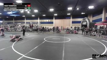 114 lbs Consi Of 8 #2 - West Thompson, The Best Wrestler Reno vs Elliott Sanders, Black Cat WC