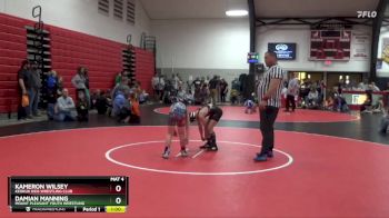 3rd Place Match - Kameron Wilsey, Keokuk Kids Wrestling Club vs Damian Manning, Mount Pleasant Youth Wrestling