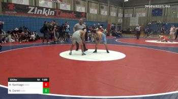 220 lbs 7th Place - Hulise Santiago, Madera vs Noah Duran, Clovis North