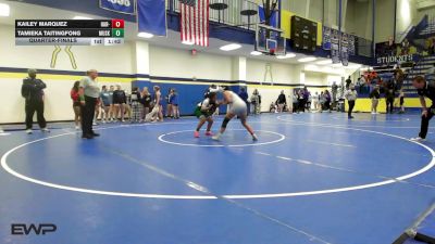 135 lbs Quarterfinal - Kailey Marquez, Har-Ber vs Tamieka Taitingfong, Muskogee