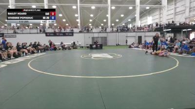 110 lbs Bailey Hoard, California Silver vs Vivienne Popadiuc, New Mexico J