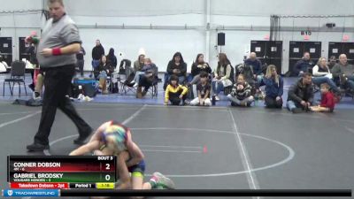 60 lbs Placement (4 Team) - Conner Dobson, 4M vs Gabriel Brodsky, Vougars Honors