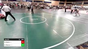 136 lbs Quarterfinal - Olivia Davis, So Cal Grappling vs Aubrey Reyna, Columbia HS