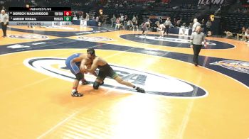 2A 175 lbs Champ. Round 1 - Dereck Mazariegos, Bensenville (Fenton) vs Ameer Khalil, New Lenox (Providence Catholic)