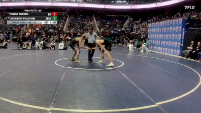 4A 157 lbs Cons. Round 1 - Jackson Fulcher, Southwest Guilford High School vs Drew Teeter, Mooresville High School