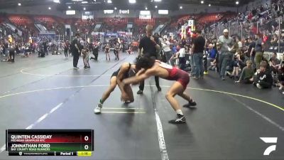 138 lbs 1st Place Match - Johnathan Ford, Bay County Road Runners vs Quinten Cassiday, Michigan Grappler RTC