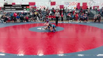 100 lbs 1st Place Match - Kassidy Davis, Adna (Girls) vs Najalia `Nala` Baublits, Eatonville (Girls)