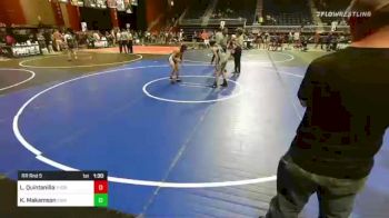 88 lbs Rr Rnd 5 - Lilly Quintanilla, Thermopolis WC vs Kayden Makamson, Pioneer Grappling