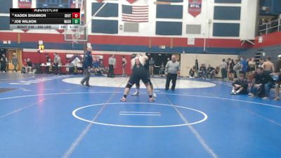 285 lbs Quarterfinal - Kaden Shannon, Southmoreland vs Joe Wilson, Washington