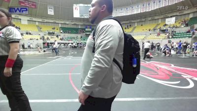 46 lbs Rr Rnd 4 - Lachlan Lindsey, Spartan Wrestling Academy vs Anna Grass, Springdale Youth Wrestling Club