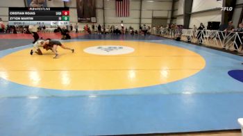 106 lbs Round Of 64 - Cristian Rojas, 5forty Brawlers vs Zy'ion Martin, Flickr Boyz Trailglazers