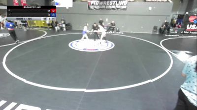 95 lbs Jalissa Lopez, SAWA - Sacramento Area Wrestling Association vs Toni Escareno, SJWA - San Joaquin Wrestling Association