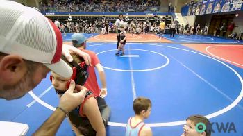 66 lbs Quarterfinal - Archer Johnston, Collinsville Cardinal Youth Wrestling vs Lily Carson, Owasso Takedown Club