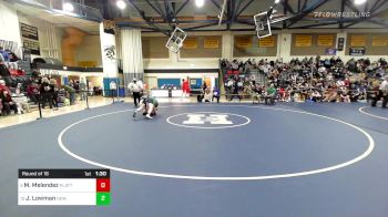 195 lbs Round Of 16 - Michael Melendez, Platt vs Jimmy Lowman, Notre Dame-West Haven