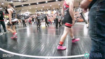 96 lbs Rr Rnd 4 - Hunter Jackson, Locust Grove Youth Wrestling vs Manny Payne Jr, HURRICANE WRESTLING ACADEMY