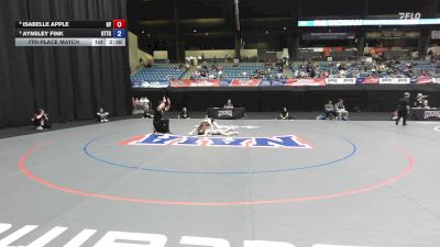 103 lbs 7th Place Match - Aynsley Fink, Ottawa vs Isabelle Apple, Grand View