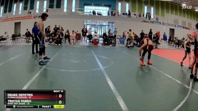 160 lbs Round 5 (6 Team) - Tristan Pardo, BHWC Dirt Divers vs Drake Depetris, Florida Scorpions