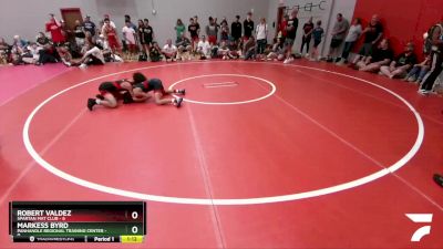 98 lbs Round 4 (6 Team) - Markess Byrd, Panhandle Regional Training Center vs Robert Valdez, Spartan Mat Club