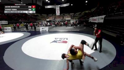 120 lbs Cons. Sub-rd Of 16 - Xavier Yebra, Middletown Wrestling Club vs Jacob Monsalud, Santa Ynez Wrestling Academy
