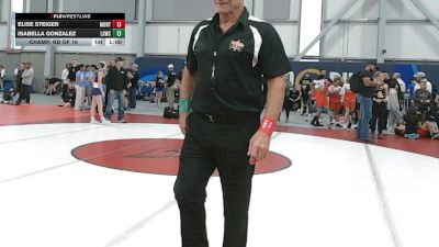 95 lbs Champ. Rd Of 16 - Isabella Gonzalez, Lake Stevens Wrestling Club vs Elise Steiger, Montana