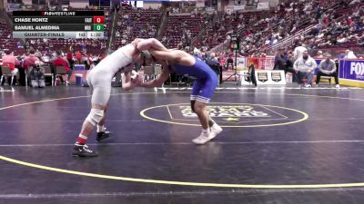 160 lbs Quarterfinal - Chase Hontz, Faith Christian vs Samuel Almedina, Mid Valley