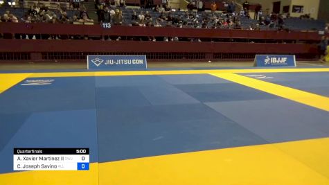 Arnoldo Xavier Martinez II vs Charles Joseph Savino 2024 Pan IBJJF Jiu-Jitsu No-Gi Championship