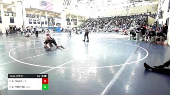 145 lbs Consi Of 16 #1 - Stephen Hayek, Mt. Olive vs Eli Marengo, Cincinnati LaSalle