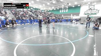 126 lbs Champ. Round 1 - Nicholas Winisko, Silver Valley vs Alejandro Nava, Canyon Springs