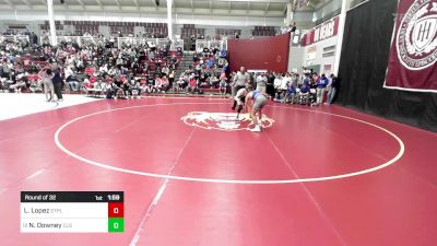 120 lbs Round Of 32 - Logan Lopez, St. Paul's School vs Noah Downey, Charlotte Latin School